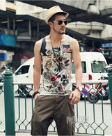 Skulls Retro Tank Top