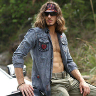 Boho Jean Shirt -  Free People - Bohochic - Music Festival