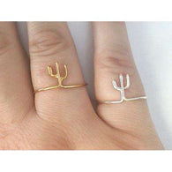 Handmade Cactus Ring -  Free People - Bohochic - Music Festival