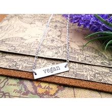 Stainless Steel Vegan Necklace,necklace,[product_vender],Mindful Bohemian
