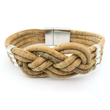 Natural Cork Braided Bracelet,cork,[product_vender],Mindful Bohemian