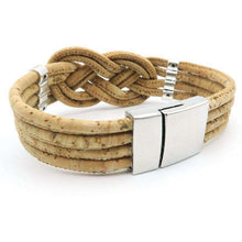 Natural Cork Braided Bracelet,cork,[product_vender],Mindful Bohemian