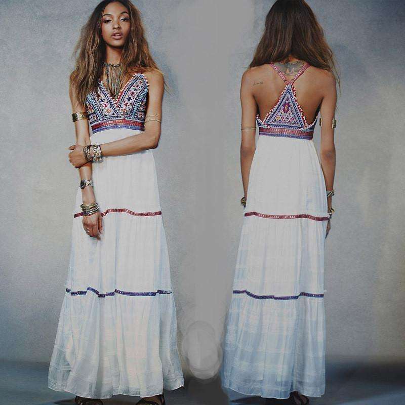 Aztec Maxi Dress free people boho chic Everything Bohemian Mindful Bohemian Shop