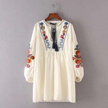 Embroidered Blouse -  Free People - Bohochic - Music Festival