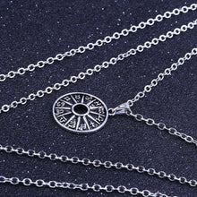 Zodiac Hamsa Leaf Necklace,necklace,[product_vender],Mindful Bohemian