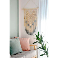 U Style Grey Tasseled Macrame,macrame,[product_vender],Mindful Bohemian