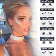 Shiny Face Tattoos,festival,[product_vender],Mindful Bohemian