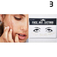 Shiny Face Tattoos,festival,Mindful Bohemian,Mindful Bohemian