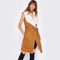 Faux Suede Coat Vest -  Free People - Bohochic - Music Festival