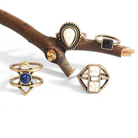 Sky Spirit Ring Set,ring,Mindful Bohemian,Mindful Bohemian