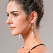 Quartz Crystal Earrings,earrings,[product_vender],Mindful Bohemian