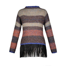 Stripe Fringed Sweater,ring,[product_vender],Mindful Bohemian