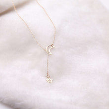 Moon Star Chain Necklace,accessories,[product_vender],Mindful Bohemian