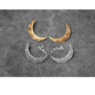 Crescent Moon Earrings -  Free People - Bohochic - Music Festival