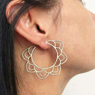 Succulent Earrings Gold & Silver,accessories,Mindful Bohemian,Mindful Bohemian
