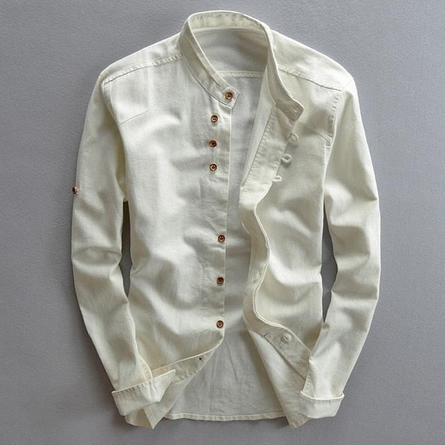 Men's Casual Buttoned Long Sleeves