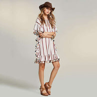 Striped Tassel Dress,dress,[product_vender],Mindful Bohemian