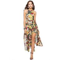 Backless Floral Long Dress -  Free People - Bohochic - Music Festival