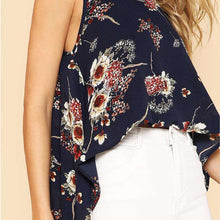 Floral Print Caped Blouse -  Free People - Bohochic - Music Festival