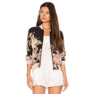 Floral Bomber Jacketjacket
