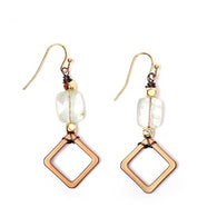 Samantha Vintage Natural Stone Drop Earrings