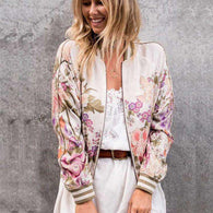 Floral Bomber Jacketjacket