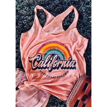 Surfing Always in California Pink Tank Top,top,[product_vender],Mindful Bohemian