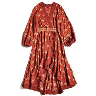 Vintage Floral Midi Dressdress