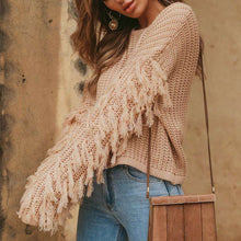 Harajuku Tasseled Pulloversweater