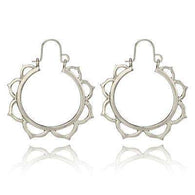 Mandala Chakra Hoop Earringsearrings