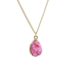 Pink Druzy Stone Necklaceaccessories