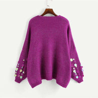 Purple Highstreet Sequined Pulloversweater
