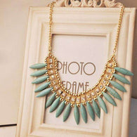 Bohemian Tassels Fringe Drop Statement Necklaceaccessories