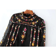 Floral Embroidered Free People Topblouse