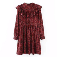 Ruffled Leopard Vintage Mini