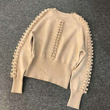 Pom Pom Winter Pulloversweater