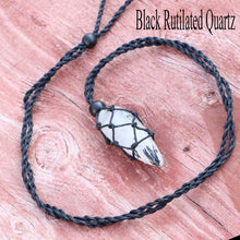 Hemp Wrapped Crystal Necklace