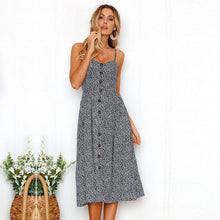 Casual Buttoned Sundress