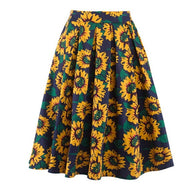 Sunflower Vintage Pleated Skirt