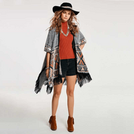 Modern Tribe Tasseled Capetop