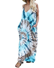 Tye Dye Hippie Chic Long Dress